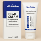 Gluta White Night Cream – Advanced Skin Brightening, Nourishing & Anti-Aging Formula (50ml)