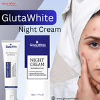 Gluta White Night Cream – Advanced Skin Brightening, Nourishing & Anti-Aging Formula (50ml)