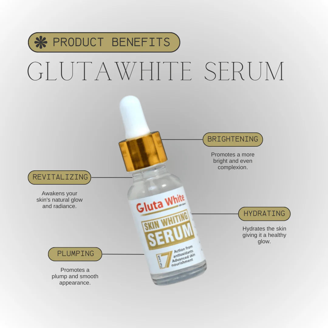 Gluta White Face Glowing Serum – Brightening & Hydrating 30ml